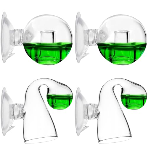 Editbar 4 Stück CO2 Glas Aquarium Monitor, Co2 Dauertest Aquarium,CO2 Test Aquarium Drop Checker, Für Süßwasseraquarien Gepflanzte Fisch Tank Editbar 4 Stück CO2 Glas Aquarium Monitor, Co2 Dauertest Aquarium,CO2 Test Aquarium Drop Checker, Für Süßwasseraquarien Gepflanzte Fisch Tank von Editbar