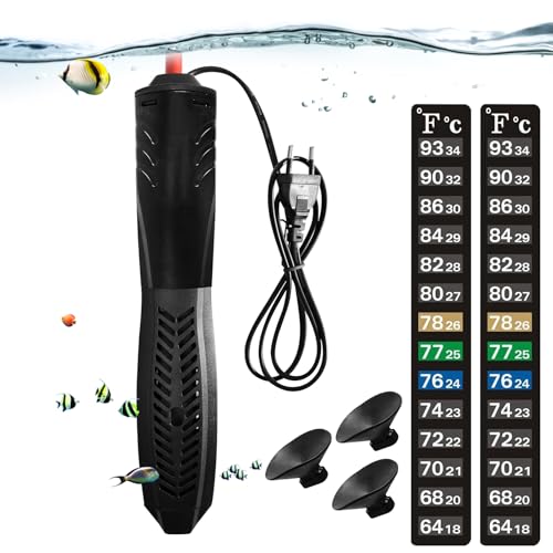 Editbar 500W 200L Aquarium Heizung – Temperatur Einsatellbar Heizstab mit Saugnäpfen & ABS Schutzhülle für Aquarien & Fischtanks, PTC Heizer mit Thermostat, Automatische Temperaturkontrolle 18–34°C Editbar 500W 200L Aquarium Heizung – Temperatur Einsatellbar Heizstab mit Saugnäpfen & ABS Schutzhülle für Aquarien & Fischtanks, PTC Heizer mit Thermostat, Automatische Temperaturkontrolle 18–34°C von Editbar
