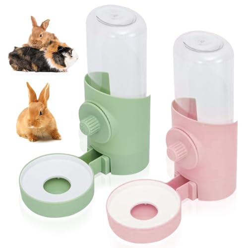 Kaninchen Automatischer Wasserspender, 2 Stück Hängend Haustier Wasserspender, für Meerschweinchen Chinchillas Igel Frettchen Hamster Zubehör Kaninchen Automatischer Wasserspender, 2 Stück Hängend Haustier Wasserspender, für Meerschweinchen Chinchillas Igel Frettchen Hamster Zubehör von Editbar