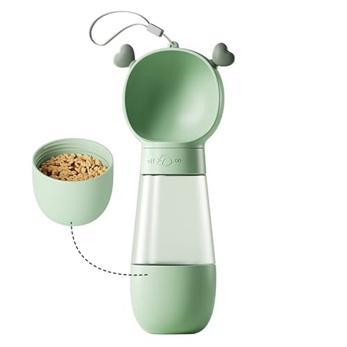 Edoxus Tragbare Wasserflasche für Hunde Große Wasserflasche für Haustiere (Grün) von Edoxus
