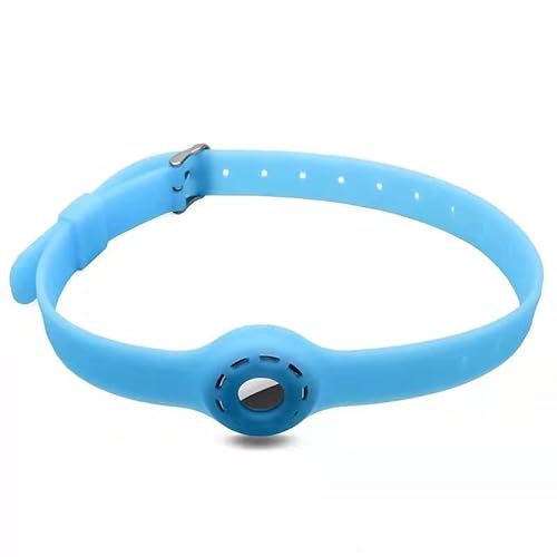 Fluoreszierendes Hundehalsband für AirTag (Blau) von Edpros