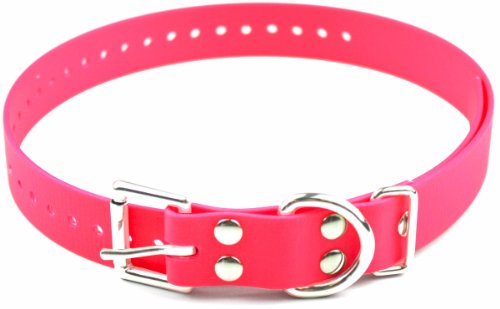 Educator Biothane Halsband, 2,5 cm, Rosa von Educator