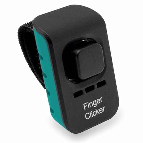 Educator Hundetraining-Finger-Clicker mit hörbarem Klang für Positive Verstärkung, Verhalten und Gehorsam, Haustiertrainer, Blaugrün Educator Hundetraining-Finger-Clicker mit hörbarem Klang für Positive Verstärkung, Verhalten und Gehorsam, Haustiertrainer, Blaugrün von Educator