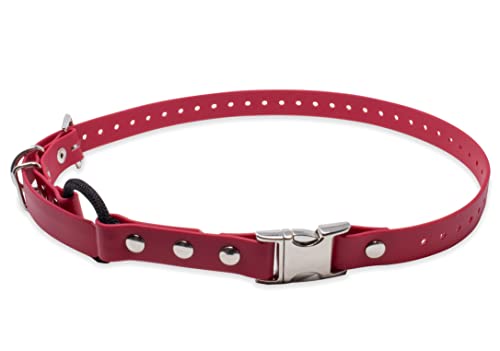 Educator Quick Snap Bungee-Halsband, 1,9 cm breit und 84 cm lang, Rot von Educator
