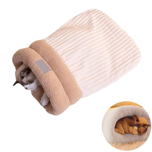 Edumov Katzen Schlafsack, 54x45cm Cat Sleeping Bag, Kuscheliger Warmer Katzenschlafsack,Kuschelsack Katze, Schlafsack für Katzen,Katzenbett Flauschig für Kätzchen & kleine Welpen Edumov Katzen Schlafsack, 54x45cm Cat Sleeping Bag, Kuscheliger Warmer Katzenschlafsack,Kuschelsack Katze, Schlafsack für Katzen,Katzenbett Flauschig für Kätzchen & kleine Welpen von Edumov