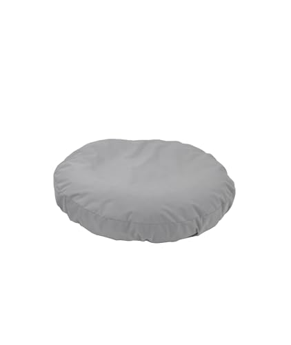 EechicSpace Hundebettbezug, rund, wasserdicht, 106 cm, Hellgrau von EechicSpace