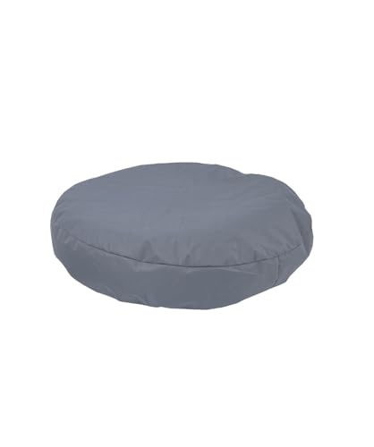 EechicSpace Wasserdichter runder Bezug für Hundebett, 111,8 - 114,4 cm, Grau von EechicSpace