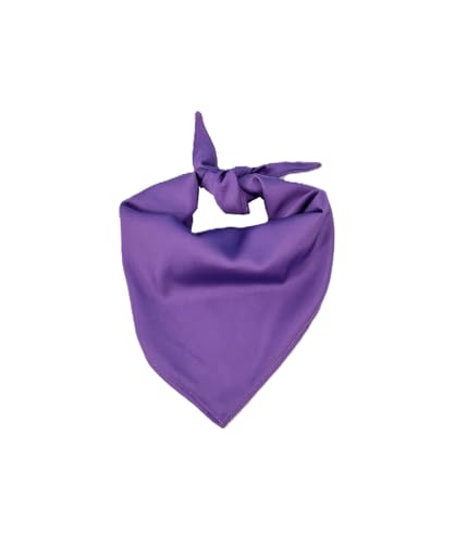 Hundehalstuch, unbedruckt, Polyester, für kleine Mädchen, Violett, 1 Stück von EechicSpace