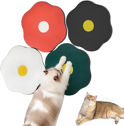 Flower Scratching Pad for Cats on Wall,Cat Wall Scratcher Corrugated Cardboard,Cat Scratcher Wall Mounted Scratch Pad,Cat Nail File Scratcher,Cat Scratching Mat Furniture Protector (Mixed) von Eeiiey