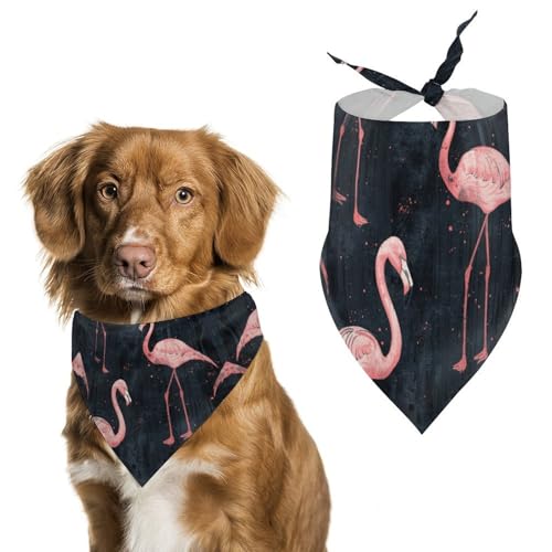 Hundehalstücher im Flamingo-Stil, verstellbares Lätzchen, Party-Dekoration, niedlicher Dreieckstuch für kleine, mittelgroße Welpen, Katzen, Kostüm-Zubehör Hundehalstücher im Flamingo-Stil, verstellbares Lätzchen, Party-Dekoration, niedlicher Dreieckstuch für kleine, mittelgroße Welpen, Katzen, Kostüm-Zubehör von Eekstdbn