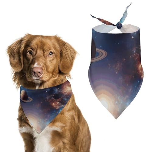 Hundehalstücher mit Galaxie-Weltraum, verstellbares Lätzchen, Party-Haustier-Dekorationen, niedlicher Dreieckstuch für kleine, mittelgroße Welpen, Katzen, Kostüm-Zubehör Hundehalstücher mit Galaxie-Weltraum, verstellbares Lätzchen, Party-Haustier-Dekorationen, niedlicher Dreieckstuch für kleine, mittelgroße Welpen, Katzen, Kostüm-Zubehör von Eekstdbn