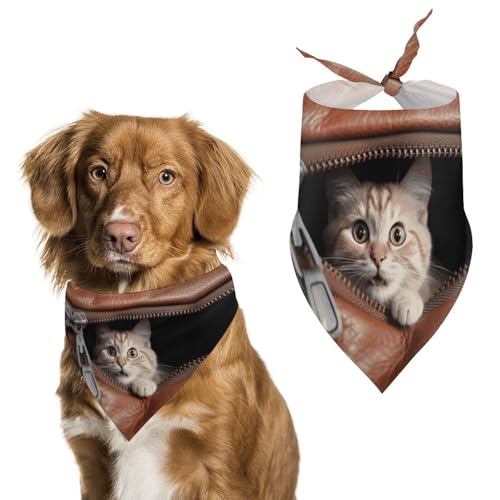 Hundehalstücher mit Katzenmotiv, verstellbares Lätzchen, Party-Dekoration, niedliches Dreieckstuch für kleine, mittelgroße Welpen, Katzen, Kostüm-Zubehör Hundehalstücher mit Katzenmotiv, verstellbares Lätzchen, Party-Dekoration, niedliches Dreieckstuch für kleine, mittelgroße Welpen, Katzen, Kostüm-Zubehör von Eekstdbn