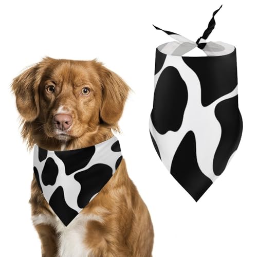 Hundehalstücher mit Kuh-Punkten, verstellbares Lätzchen, Party-Haustier-Dekorationen, niedlicher Dreieckstuch für kleine, mittelgroße Welpen, Katzen, Kostüm-Zubehör Hundehalstücher mit Kuh-Punkten, verstellbares Lätzchen, Party-Haustier-Dekorationen, niedlicher Dreieckstuch für kleine, mittelgroße Welpen, Katzen, Kostüm-Zubehör von Eekstdbn
