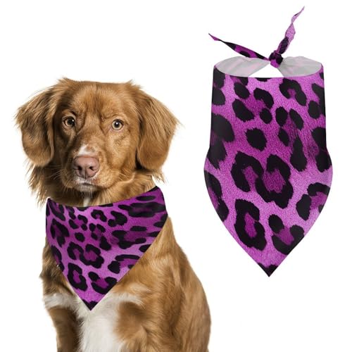 Hundehalstücher mit Leopardenmuster, verstellbar, für Partys, Haustierdekorationen, niedliches Dreieckstuch für kleine, mittelgroße Welpen, Katzen, Kostüm-Zubehör Hundehalstücher mit Leopardenmuster, verstellbar, für Partys, Haustierdekorationen, niedliches Dreieckstuch für kleine, mittelgroße Welpen, Katzen, Kostüm-Zubehör von Eekstdbn