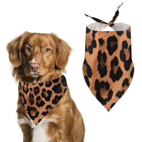 Hundehalstücher mit Leopardenmuster, verstellbares Lätzchen, Party-Haustier-Dekorationen, niedliches Dreieckstuch für kleine, mittelgroße Welpen, Katzen, Kostüm-Zubehör Hundehalstücher mit Leopardenmuster, verstellbares Lätzchen, Party-Haustier-Dekorationen, niedliches Dreieckstuch für kleine, mittelgroße Welpen, Katzen, Kostüm-Zubehör von Eekstdbn