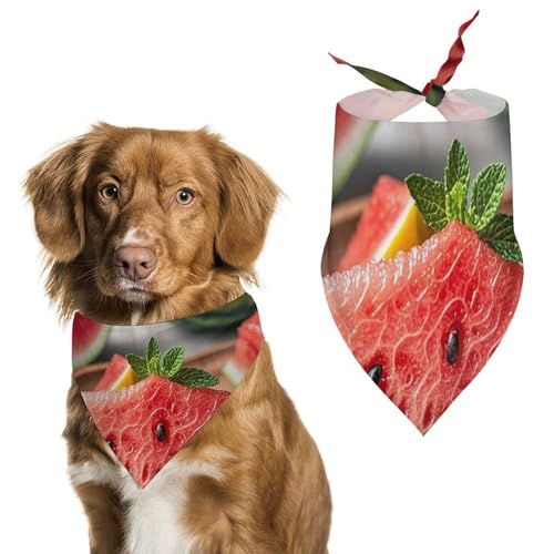 Hundehalstücher mit Wassermelonen-Zitrone, verstellbares Lätzchen, Party-Haustier-Dekorationen, niedliches Hunde-Dreieckstuch für kleine, mittelgroße Welpen, Katzen, Kostüm-Zubehör Hundehalstücher mit Wassermelonen-Zitrone, verstellbares Lätzchen, Party-Haustier-Dekorationen, niedliches Hunde-Dreieckstuch für kleine, mittelgroße Welpen, Katzen, Kostüm-Zubehör von Eekstdbn