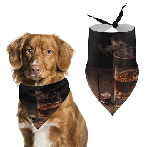 Hundehalstücher mit Zigarre und Whiskey, verstellbares Lätzchen, Party-Dekoration, niedlicher Dreieckstuch für kleine, mittelgroße Welpen, Katzen, Kostüm-Zubehör Hundehalstücher mit Zigarre und Whiskey, verstellbares Lätzchen, Party-Dekoration, niedlicher Dreieckstuch für kleine, mittelgroße Welpen, Katzen, Kostüm-Zubehör von Eekstdbn