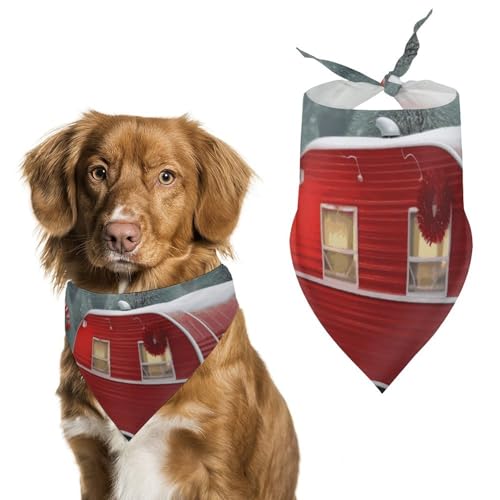 Hundehalstücher mit weihnachtlichem Camper, verstellbares Lätzchen, Party-Dekoration, niedlicher Dreieckstuch für kleine, mittelgroße Welpen, Katzen, Kostüm-Zubehör Hundehalstücher mit weihnachtlichem Camper, verstellbares Lätzchen, Party-Dekoration, niedlicher Dreieckstuch für kleine, mittelgroße Welpen, Katzen, Kostüm-Zubehör von Eekstdbn