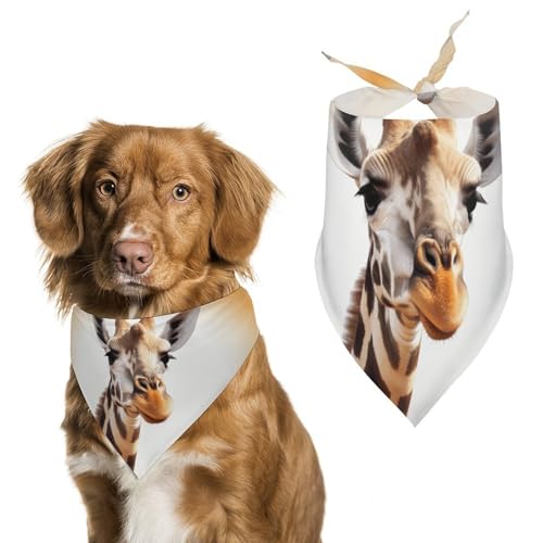 Niedliche Giraffen-Hundehalstücher, verstellbares Lätzchen, Party-Haustier-Dekorationen, niedlicher Hunde-Dreieckstuch für kleine, mittelgroße Welpen, Katzen, Kostüm-Zubehör Niedliche Giraffen-Hundehalstücher, verstellbares Lätzchen, Party-Haustier-Dekorationen, niedlicher Hunde-Dreieckstuch für kleine, mittelgroße Welpen, Katzen, Kostüm-Zubehör von Eekstdbn
