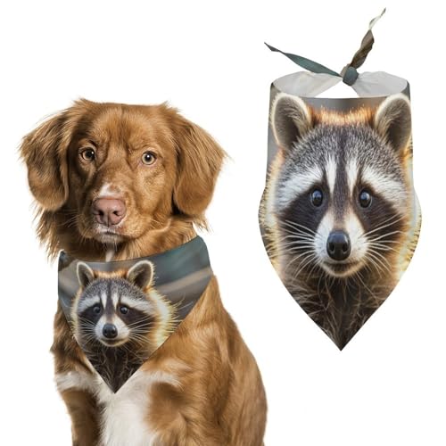 Niedliches Waschbär-Hundehalstuch, verstellbares Lätzchen, Taschentuch, Party-Haustier-Dekorationen, niedlicher Dreieckstuch für kleine, mittelgroße Welpen, Katzen, Kostüm-Zubehör Niedliches Waschbär-Hundehalstuch, verstellbares Lätzchen, Taschentuch, Party-Haustier-Dekorationen, niedlicher Dreieckstuch für kleine, mittelgroße Welpen, Katzen, Kostüm-Zubehör von Eekstdbn