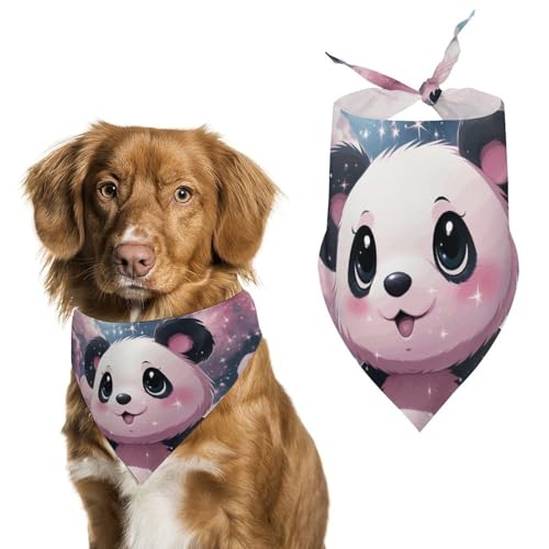 Panda-Hundehalstücher, verstellbares Lätzchen, Party-Haustier-Dekorationen, niedlicher Hunde-Dreieckstuch für kleine, mittelgroße Welpen, Katzen, Kostüm-Zubehör Panda-Hundehalstücher, verstellbares Lätzchen, Party-Haustier-Dekorationen, niedlicher Hunde-Dreieckstuch für kleine, mittelgroße Welpen, Katzen, Kostüm-Zubehör von Eekstdbn