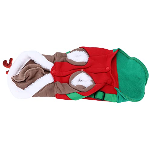 Eeneme Haustier Weihnachts Kostüm Herbst und Winter Jahreszeiten Niedliche Hirsch Kostüme für Kleine und Mittelgroße Hunde (XL) von Eeneme
