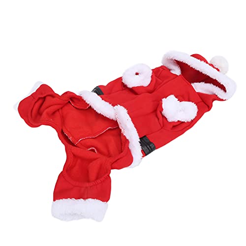 Eeneme Haustier-Weihnachtskleidung, Hunde-Weihnachts-Weihnachtsmann-Kostüm für Kleine, Mittelgroße und Große Hunde (S) von Eeneme