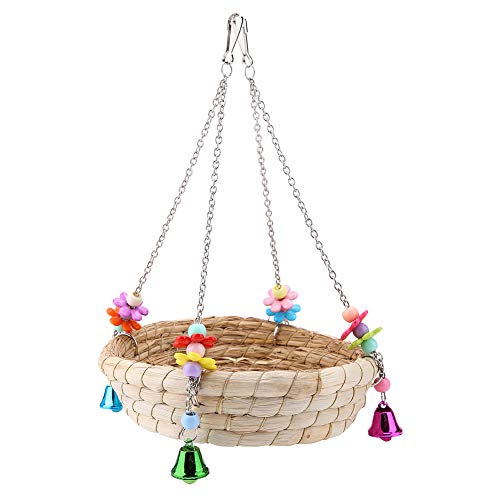 Eeneme Sicheres Papageienstroh, Langlebiges Vogelspielzeug, Schaukelnest, Hängend Am Vogelkäfig, Stroh, Vogelspielzeug, Vogelspielzeug Eeneme Sicheres Papageienstroh, Langlebiges Vogelspielzeug, Schaukelnest, Hängend Am Vogelkäfig, Stroh, Vogelspielzeug, Vogelspielzeug von Eeneme