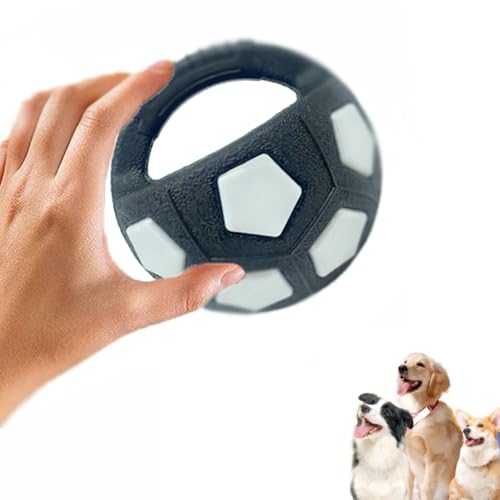 Eevhrqw The Mellow Dog Calming balle,Ball interaktives hundespielzeug,unzerstörbar,interaktives Hunde Spielzeug,Dog with Handle, Quietschend Unzerstörbar-C von Eevhrqw