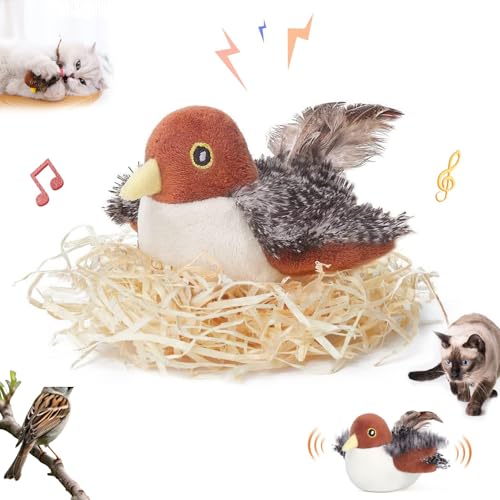 Eevhrqw Katzenspielzeug Vogel Flattern,Dancing Sparrow katzenspielzeug,potaroma cat Toys Flapping Bird,katzenspielzeug Vogel flattern,Vogel Spielzeug Katze,Lustige Quietsch-Katzenspielzeug Eevhrqw Katzenspielzeug Vogel Flattern,Dancing Sparrow katzenspielzeug,potaroma cat Toys Flapping Bird,katzenspielzeug Vogel flattern,Vogel Spielzeug Katze,Lustige Quietsch-Katzenspielzeug von Eevhrqw