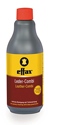 Effax Ledercombi Lederreiniger für Autositze, Motorrad, Ledersitze, Sättel LederCombi, 500 ml Fettfrei, DER Lederreiniger mit Tiefenwirkung von Effax