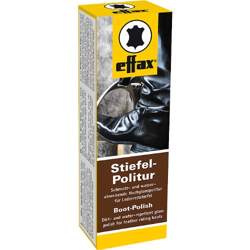 Effax Stiefel-Politur | Stiefel-Politur | Stiefelpolitur Effax 75 ml Tube mit Schwamm von Effax