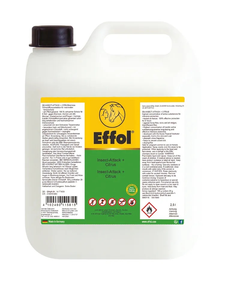 Effol Insect-Attack + Citrus 2,5L Maximaler Intensivschutz! Effol Insect-Attack + Citrus 2,5L Maximaler Intensivschutz! von Effol