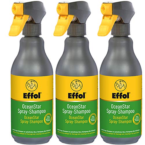 Effol Ocean Star Spray Shampoo - 3X 500ml Flasche von Effol