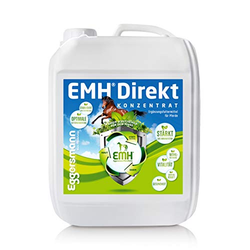 Eggersmann EMH Direkt – Ergänzungsfuttermittel für Pferde – Unterstützung des Stoffwechsels – 5 L Flasche von Eggersmann Mein Pferdefutter