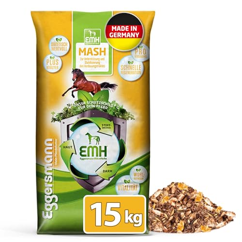 Eggersmann EMH Mash – Pferdefutter zur Unterstützung der Darmflora und Einer Guten Verdauung – 15 kg Sack von Eggersmann Mein Pferdefutter