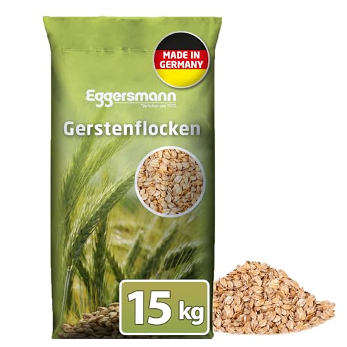 Eggersmann Gersteflocken – Einzelfuttermittel für Pferde und Ponies – Hoher Energiegehalt – 15 kg Sack von Eggersmann Mein Pferdefutter