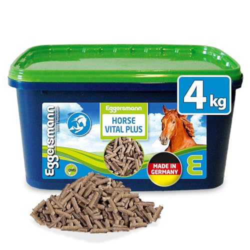 Eggersmann Horse Vital Plus – Mineralfuttermittel für Pferde Aller Art – Vitaminreiches Mineralfutter – 4 kg Eimer von Eggersmann Mein Pferdefutter