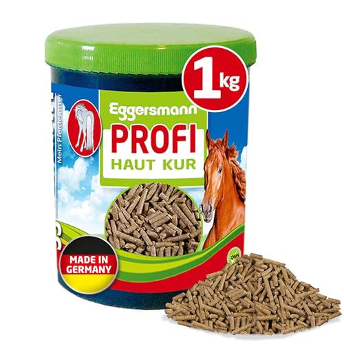 Eggersmann Profi Haut Kur – Ergänzungsfuttermittel für Pferde und Ponies – Wirkstoffkonzentrat für Hautprobleme – 1 kg Dose von Eggersmann Mein Pferdefutter
