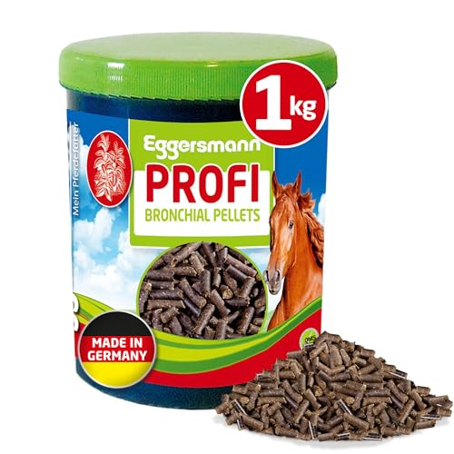 Eggersmann Profi Bronchial Pellets – Ergänzungsfuttermittel für Pferde – Zur Unterstützung der Atemwege – 1 kg Dose von Eggersmann Mein Pferdefutter