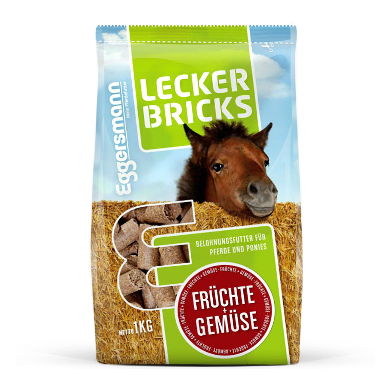 Eggersmann Lecker Bricks - 1,0 kg-(Frucht&Gemüse) besondere Belohnung von Eggersmann