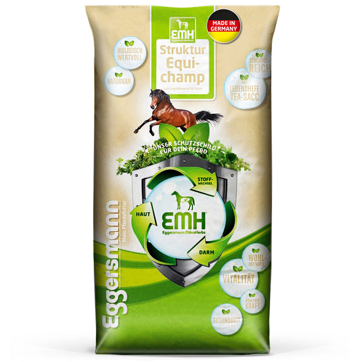 Eggersmann Struktur Equichamp - 20,0 kg Mit Lebendhefe von Eggersmann