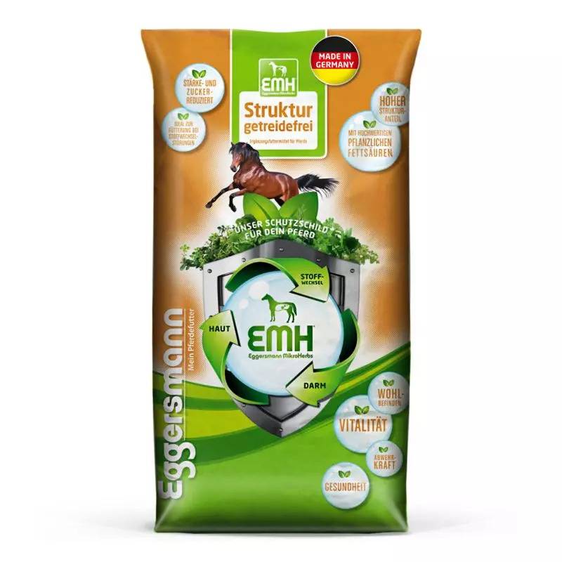 Eggersmann Struktur getreidefrei - 20 kg für empfindliche Pferde Eggersmann Struktur getreidefrei - 20 kg für empfindliche Pferde von Eggersmann