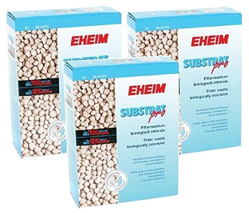 Eheim (3 Pack) Substrat Pro Biologische Filter Media (gesintert Pearl-Shaped Glas) 2L von Eheim