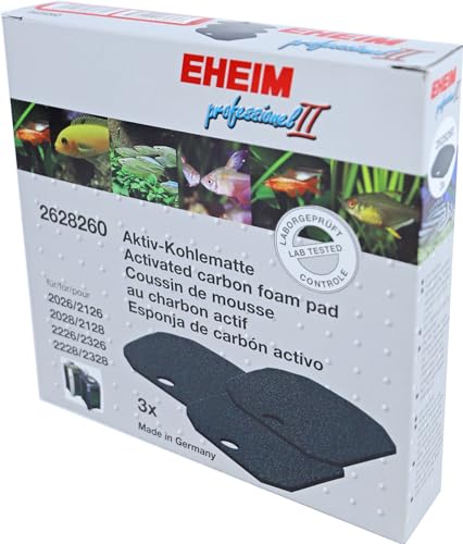 EHEIM 2628260 Aktivkohlematte (3 Stück) für Experience 350 (2426) von Eheim