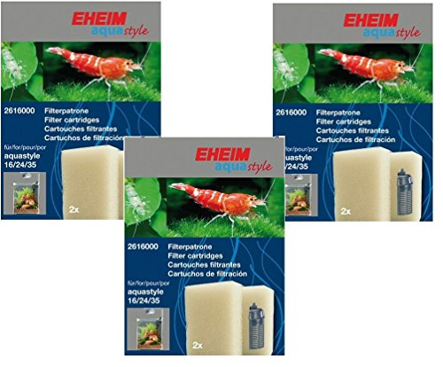 Eheim Filter Pads für aquastyle – 6 Total (3 Packungen mit 2 Pro Pack) von Eheim
