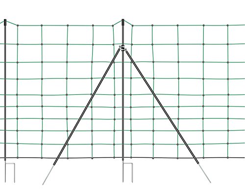 Eider Landgeräte GmbH Zusatzstrebe FixNet für Weidenetze/Schafnetze/Geflügelnetze - Fixiert den Zaun für eine bessere Stabilität 10 Stück - für Netze von 80-120cm Höhe geeignet von Eider Landgeräte GmbH