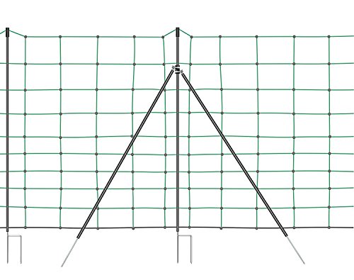 Eider Landgeräte GmbH Zusatzstrebe FixNet für Weidenetze/Schafnetze/Geflügelnetze - Fixiert den Zaun für eine bessere Stabilität 10 Stück - für Netze von 80-120cm Höhe geeignet von Eider Landgeräte GmbH