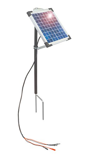 Eider 5-Watt Solarerweiterung für alle 9-Volt Weidezaungeräte - verdoppeln Sie die Batterielaufzeit - Solar Weidezaun von Eider