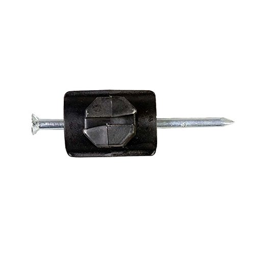 Eider Nagelisolator mit 7 cm Nagel, 50 Stück - Isolator für Litze & Draht für Weidezaun/Elektrozaun - preiswert & Gut von Eider